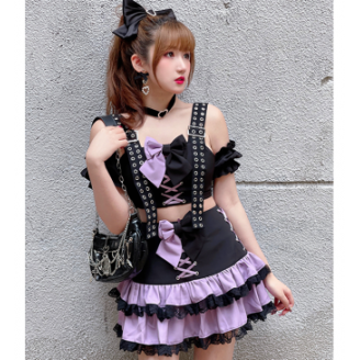 Lady Killer Top & Skirt Set by Diamond Honey (DH83)